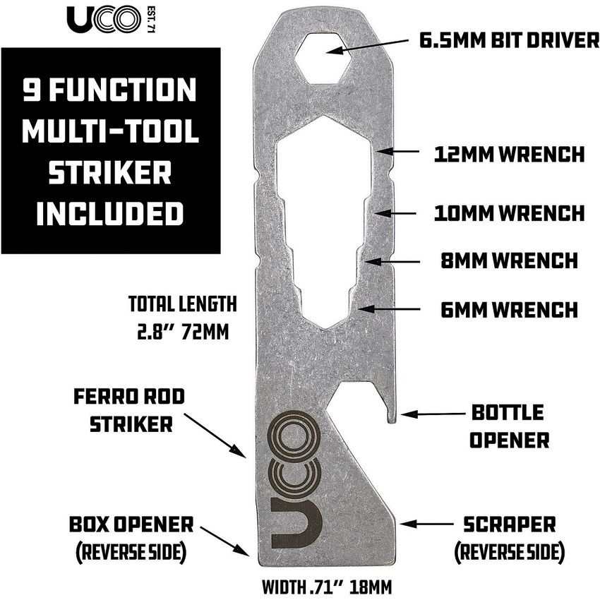 UCO - Ferro Rod and Fire Striker Multi-Tool