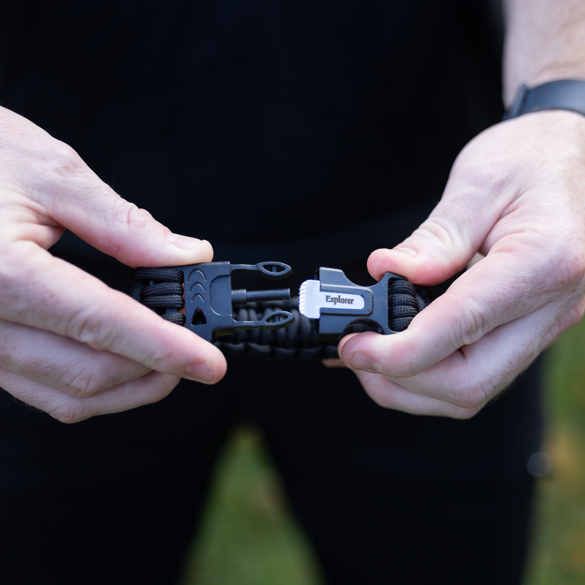 Paracord Bracelet (Multi-Tool) with Compass